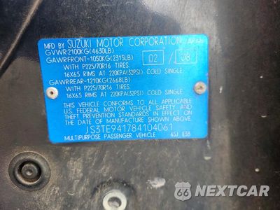 Zdjęcie 13 z 13 samochodu: 2008 SUZUKI GRAND VITARA VIN:JS3TE941784104061 - miniatura