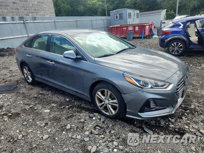 Czwarte zdjęcie samochodu z boku: 2018 HYUNDAI SONATA SEL VIN:5NPE34AFXJH650577 - miniatura
