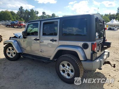 Drugie zdjęcie samochodu z przodu: 2015 JEEP WRANGLER UNLIMITED SAHARA VIN:1C4BJWEG8FL722340 - miniatura
