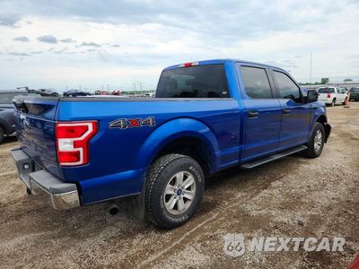 Trzecie zdjęcie samochodu z tyłu: 2018 FORD F150 SUPERCREW VIN:1FTFW1E56JFC66236 - miniatura
