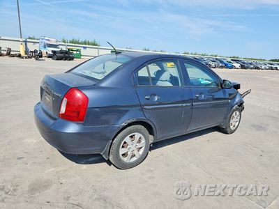 Trzecie zdjęcie samochodu z tyłu: 2008 HYUNDAI ACCENT GLS VIN:KMHCN46CX8U243810 - miniatura