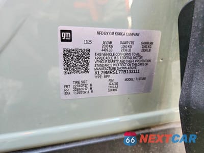 Zdjęcie 13 z 13 samochodu: 2026 CHEVROLET TRAILBLAZER LT VIN:KL79MRSL7TB133111 - miniatura