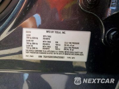 Zdjęcie 12 z 12 samochodu: 2024 TESLA MODEL Y VIN:7SAYGDEE0RA255661 - miniatura