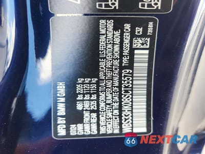 Zdjęcie 12 z 12 samochodu: 2025 BMW M4 COMPETITION VIN:WBS33HK08SCT35579 - miniatura