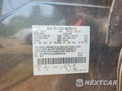 Zdjęcie 13 z 13 samochodu: 2017 FORD EDGE TITANIUM VIN:2FMPK3K92HBB90556 - miniatura