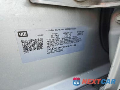 Zdjęcie 13 z 13 samochodu: 2022 CHEVROLET MALIBU LT VIN:1G1ZD5ST5NF177141 - miniatura