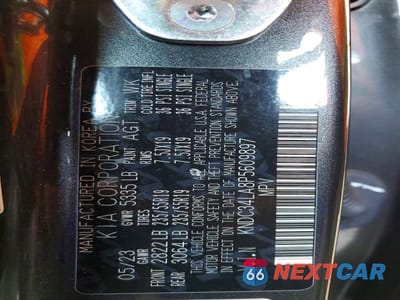 Zdjęcie 12 z 12 samochodu: 2023 KIA EV6 WIND VIN:KNDC34LA8P5609897 - miniatura