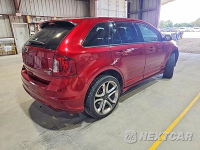 Trzecie zdjęcie samochodu z tyłu: 2014 FORD EDGE SPORT VIN:2FMDK4AK3EBB75542 - miniatura