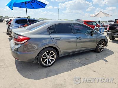 Trzecie zdjęcie samochodu z tyłu: 2013 HONDA CIVIC LX VIN:19XFB2F50DE020653 - miniatura