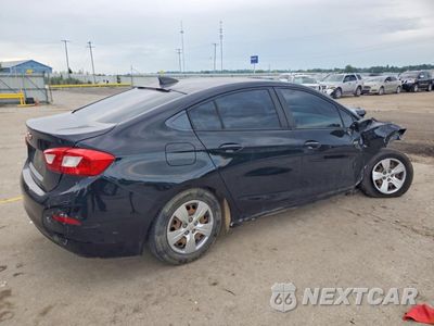 Trzecie zdjęcie samochodu z tyłu: 2017 CHEVROLET CRUZE LS VIN:1G1BC5SM7H7253115 - miniatura