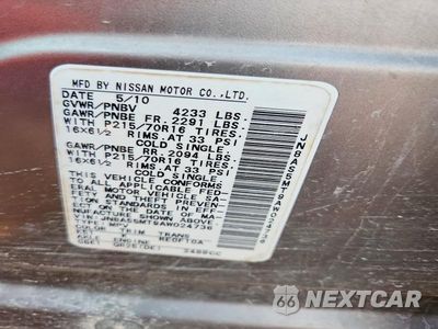 Zdjęcie 13 z 13 samochodu: 2010 NISSAN ROGUE VIN:JN8AS5MT9AW024736 - miniatura