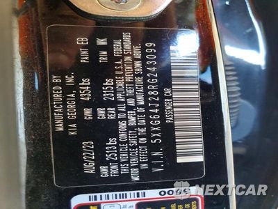 Zdjęcie 13 z 13 samochodu: 2024 KIA K5 GT LINE VIN:5XXG64J28RG243099 - miniatura