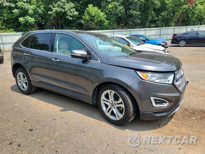 Czwarte zdjęcie samochodu z boku: 2017 FORD EDGE TITANIUM VIN:2FMPK3K92HBB90556 - miniatura