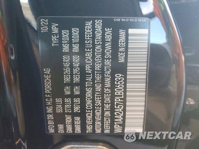 Zdjęcie 13 z 13 samochodu: 2023 PORSCHE MACAN BASE VIN:WP1AA2A57PLB06539 - miniatura
