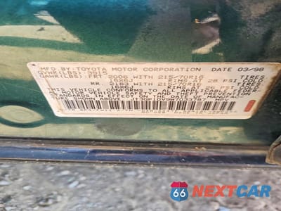 Zdjęcie 13 z 13 samochodu: 1998 TOYOTA RAV4 BASE VIN:JT3GP10V9W7033787 - miniatura