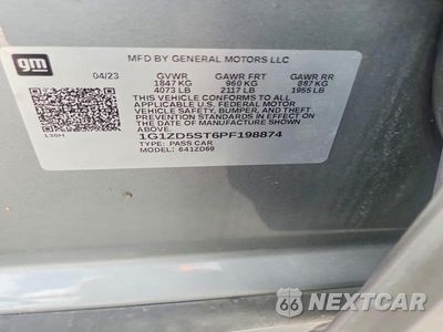 Zdjęcie 12 z 12 samochodu: 2023 CHEVROLET MALIBU LT VIN:1G1ZD5ST6PF198874 - miniatura