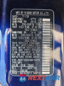 Zdjęcie 13 z 13 samochodu: 2025 NISSAN ROGUE SV VIN:JN8BT3BB9SW416679 - miniatura