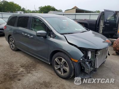 Czwarte zdjęcie samochodu z boku: 2019 HONDA ODYSSEY TOURING VIN:5FNRL6H87KB098489 - miniatura
