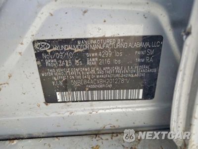 Zdjęcie 12 z 12 samochodu: 2011 HYUNDAI SONATA GLS VIN:5NPEB4ACXBH201278 - miniatura