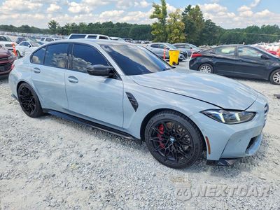 Czwarte zdjęcie samochodu z boku: 2025 BMW M3 COMPETITION VIN:WBS33HJ03SFV26469 - miniatura