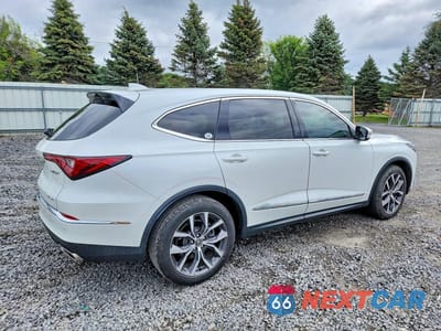 Trzecie zdjęcie samochodu z tyłu: 2022 ACURA MDX TECHNOLOGY VIN:5J8YE1H41NL017897 - miniatura