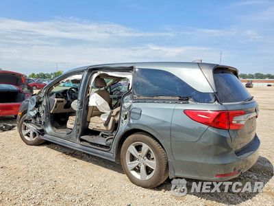 Drugie zdjęcie samochodu z przodu: 2019 HONDA ODYSSEY EXL VIN:5FNRL6H73KB058806 - miniatura
