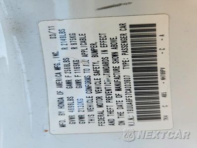 Zdjęcie 12 z 12 samochodu: 2012 ACURA TL VIN:19UUA8F57CA003607 - miniatura