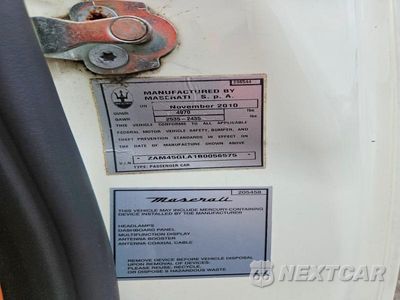 Zdjęcie 12 z 12 samochodu: 2011 MASERATI GRANTURISMO VIN:ZAM45GLA1B0056575 - miniatura