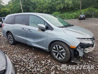 Czwarte zdjęcie samochodu z boku: 2025 HONDA ODYSSEY EXL VIN:5FNRL6H69SB067646 - miniatura