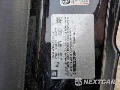Zdjęcie 12 z 12 samochodu: 2016 CHEVROLET CAMARO LT VIN:1G1FB1RSXG0192786 - miniatura