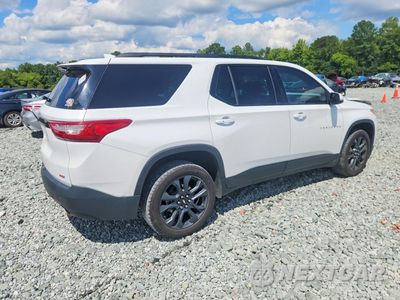 Trzecie zdjęcie samochodu z tyłu: 2019 CHEVROLET TRAVERSE RS VIN:1GNERJKX6KJ260483 - miniatura