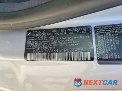 Zdjęcie 13 z 13 samochodu: 2004 BMW 325 CI VIN:WBABW33464PL28458 - miniatura