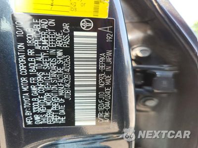 Zdjęcie 12 z 12 samochodu: 2011 TOYOTA YARIS BASE VIN:JTDBT4K32B1403263 - miniatura