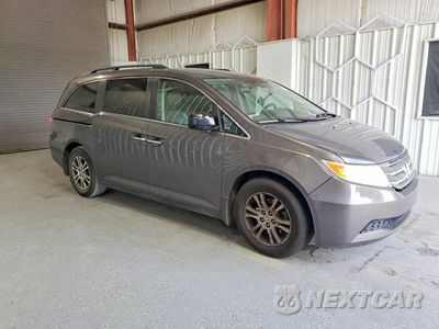 Czwarte zdjęcie samochodu z boku: 2013 HONDA ODYSSEY EXL VIN:5FNRL5H66DB048274 - miniatura