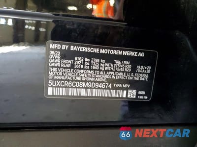 Zdjęcie 13 z 13 samochodu: 2021 BMW X5 XDRIVE40I VIN:5UXCR6C08M9D94674 - miniatura