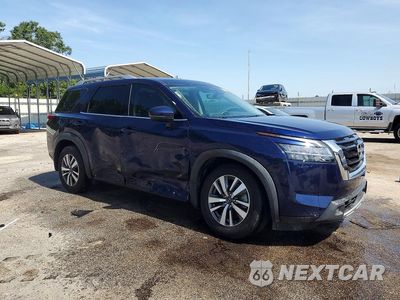 Czwarte zdjęcie samochodu z boku: 2023 NISSAN PATHFINDER SL VIN:5N1DR3CC6PC241094 - miniatura
