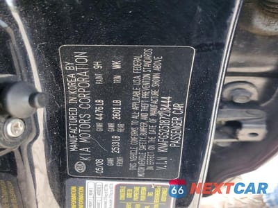 Zdjęcie 13 z 13 samochodu: 2008 KIA RONDO LX VIN:KNAFG525187218444 - miniatura