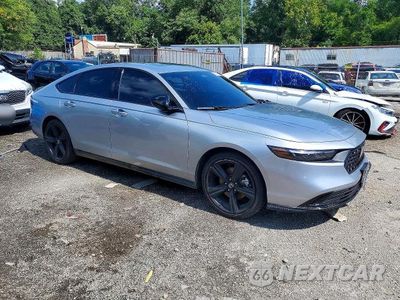 Czwarte zdjęcie samochodu z boku: 2026 HONDA ACCORD HYBRID SPORT-L VIN:1HGCY2F76TA016614 - miniatura