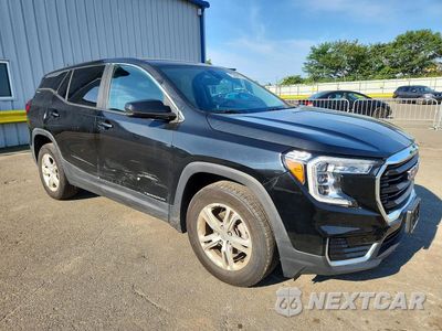 Czwarte zdjęcie samochodu z boku: 2022 GMC TERRAIN SLE VIN:3GKALTEV6NL179936 - miniatura