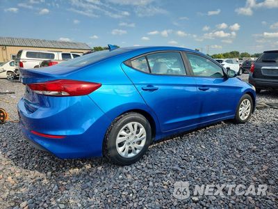 Trzecie zdjęcie samochodu z tyłu: 2017 HYUNDAI ELANTRA SE VIN:5NPD74LF2HH150923 - miniatura