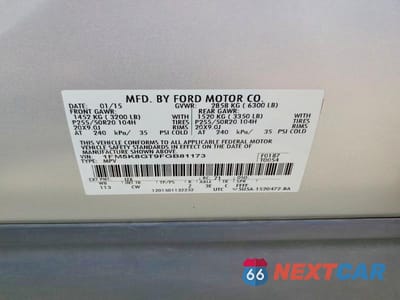 Zdjęcie 12 z 12 samochodu: 2015 FORD EXPLORER SPORT VIN:1FM5K8GT9FGB81173 - miniatura