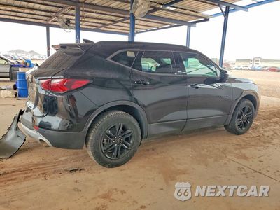 Trzecie zdjęcie samochodu z tyłu: 2021 CHEVROLET BLAZER 3LT VIN:3GNKBDRS6MS519610 - miniatura