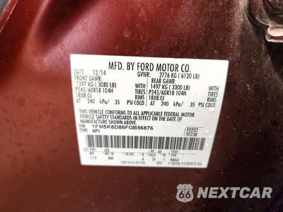 Zdjęcie 13 z 13 samochodu: 2015 FORD EXPLORER XLT VIN:1FM5K8D86FGB56876 - miniatura