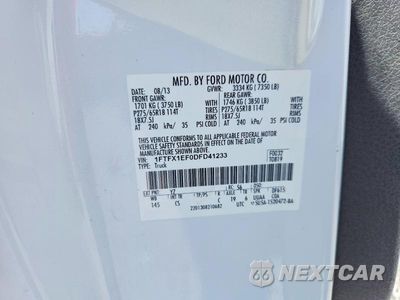 Zdjęcie 12 z 12 samochodu: 2013 FORD F150 SUPER CAB VIN:1FTFX1EF0DFD41233 - miniatura