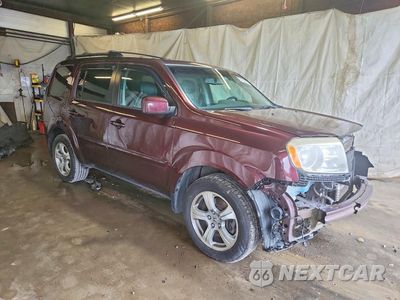 Czwarte zdjęcie samochodu z boku: 2014 HONDA PILOT EXL VIN:5FNYF4H66EB057443 - miniatura
