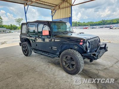 Czwarte zdjęcie samochodu z boku: 2016 JEEP WRANGLER UNLIMITED SPORT VIN:1C4BJWDG5GL193111 - miniatura