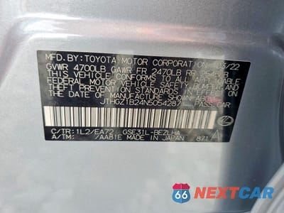 Zdjęcie 13 z 13 samochodu: 2022 LEXUS IS 350 F SPORT VIN:JTHGZ1B24N5054287 - miniatura