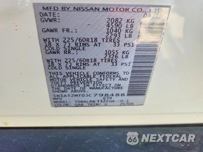 Zdjęcie 14 z 14 samochodu: 2018 NISSAN ROGUE SL VIN:5N1AT2MT0JC798488 - miniatura