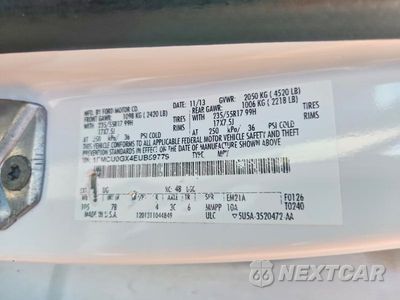 Zdjęcie 13 z 13 samochodu: 2014 FORD ESCAPE SE VIN:1FMCU0GX4EUB59779 - miniatura