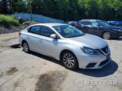 Czwarte zdjęcie samochodu z boku: 2019 NISSAN SENTRA SV VIN:3N1AB7AP8KY248284 - miniatura